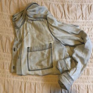 Talula Soft Light Denim Blouse